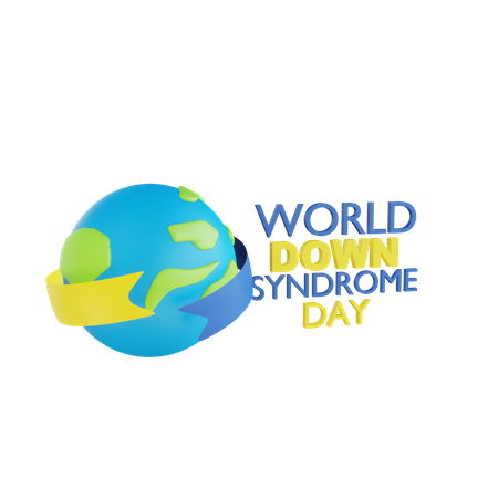 World Down Syndrome Day  3D Illustration
