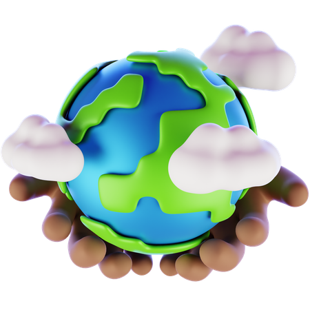 World Earth Day  3D Icon