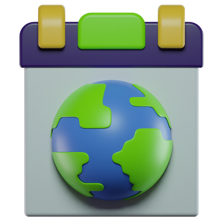 World Earth Day  3D Icon