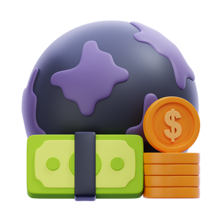 World Economy  3D Icon