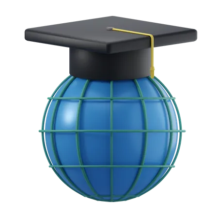 World Education  3D Icon