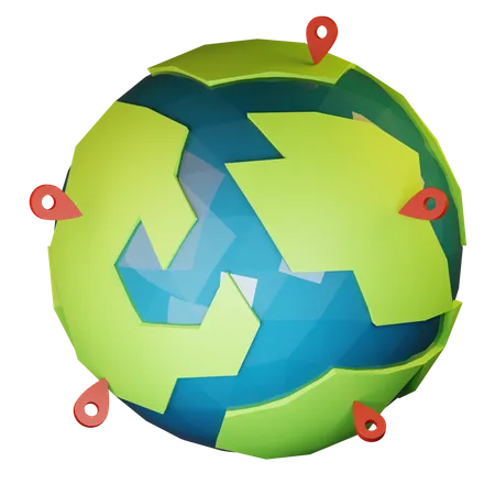 World environment day  3D Illustration