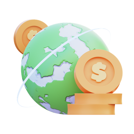 World Finance  3D Icon
