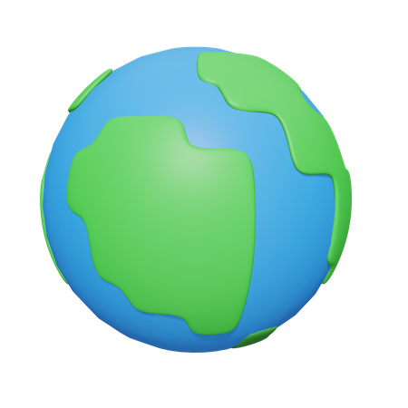 World Globe  3D Icon