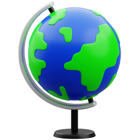 World Globe  3D Icon