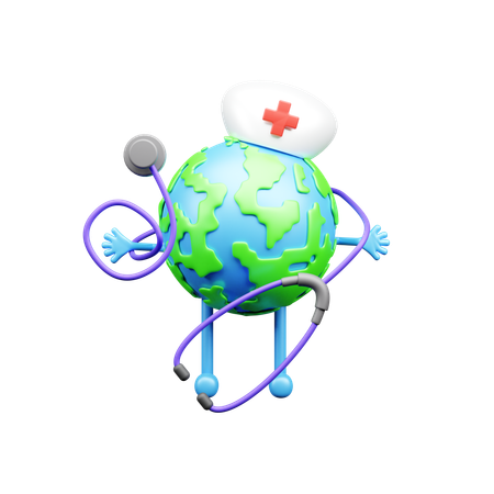 World Health Day  3D Icon