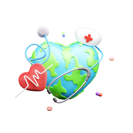 World Health Day  3D Icon