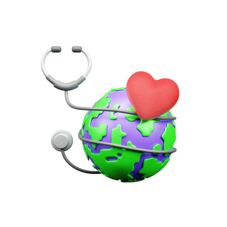 World Health Day  3D Icon