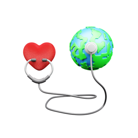 World Health Day  3D Icon