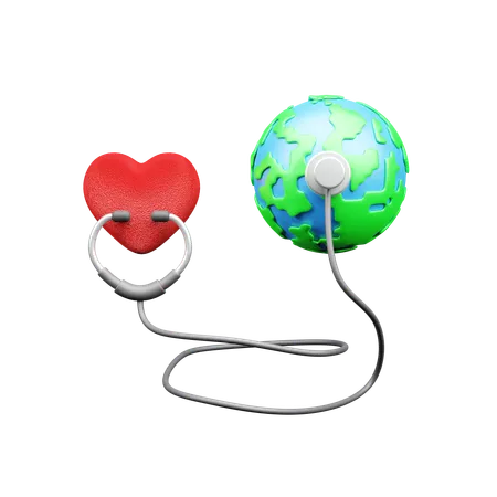 World Health Day  3D Icon