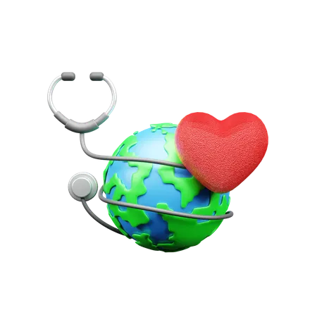 World Health Day  3D Icon