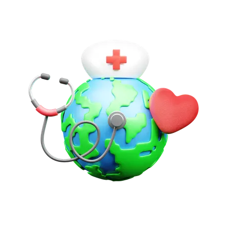 World Health Day  3D Icon