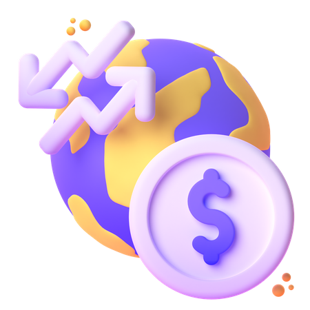 World Inflation  3D Icon