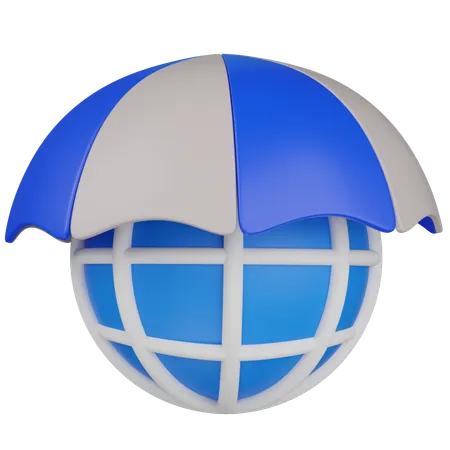 World Insurance  3D Icon