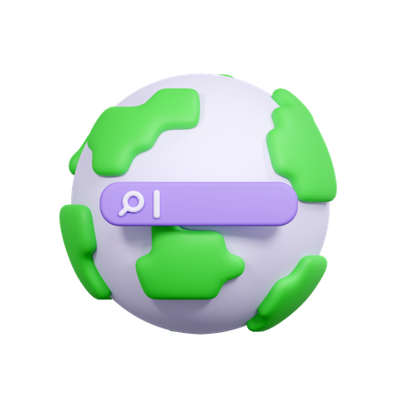 World Internet  3D Icon