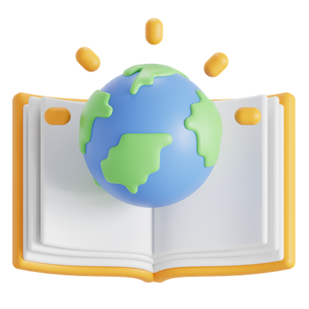 World knowledge  3D Icon