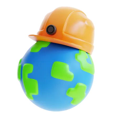 3 D Rendering World Labour Day Construction Icon 3D Icon