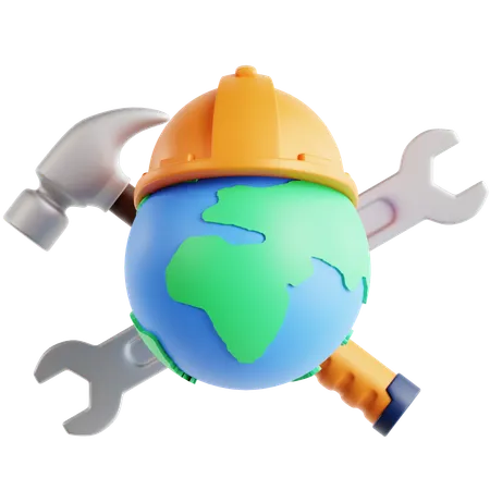 World Labour Day 3 D Icon 3D Icon