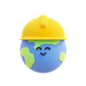 world labour day 3d logo
