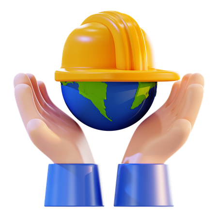 World Labour Day Symbol  3D Icon