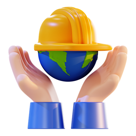 World Labour Day Symbol  3D Icon
