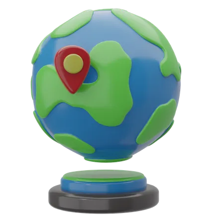 World Map Of 3 D Illustration Library 3 D Icon Concept 3 D Render 3D Icon