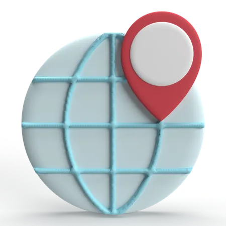 World Map  3D Icon