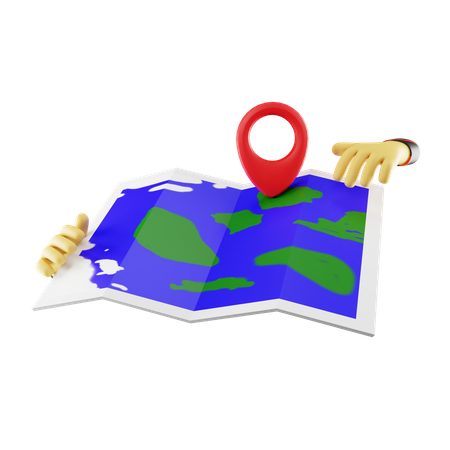 World Map  3D Icon