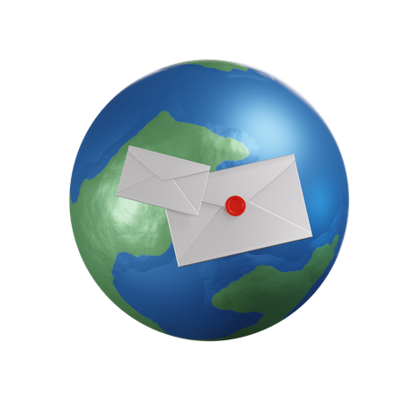 World Post Day 3D Icon