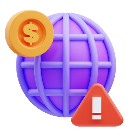World Recession 3D Icon