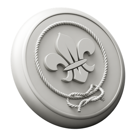 World Scout Badge  3D Icon