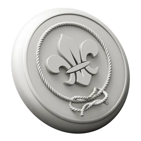 World Scout Badge  3D Icon