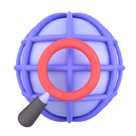 World Search  3D Icon
