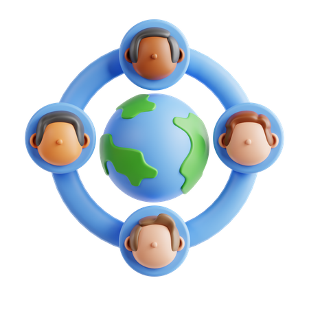 World Solidarity  3D Icon