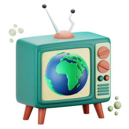 World Television Day  3D Icon