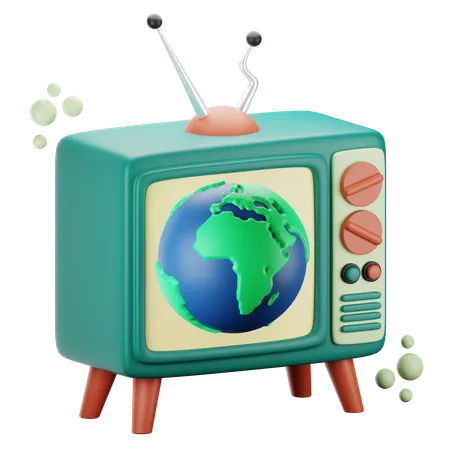 World Television Day 3 D Illustration 3D Icon