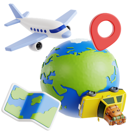 World Tour  3D Icon
