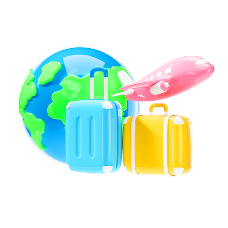 World Tour  3D Icon