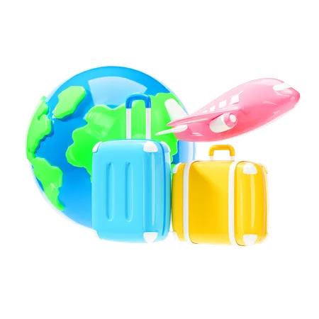 World Tour  3D Icon