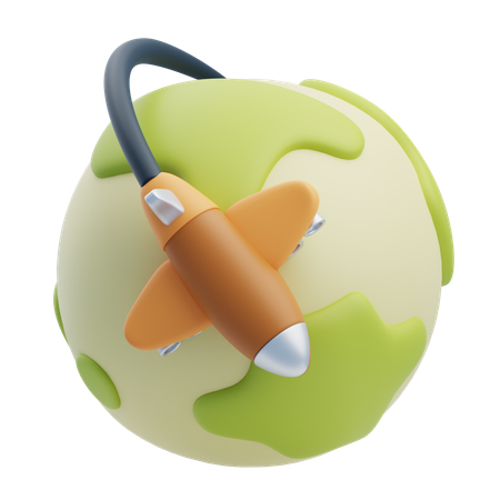 World Tour  3D Icon