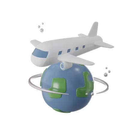 World Tour  3D Icon