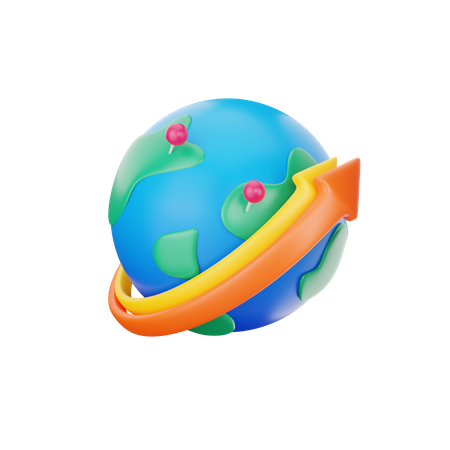 World Tour  3D Icon