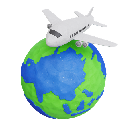 World Travel  3D Icon