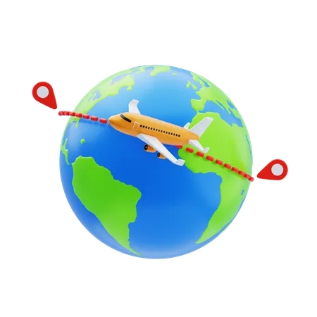 World Travel  3D Icon