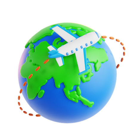 World Travel  3D Icon