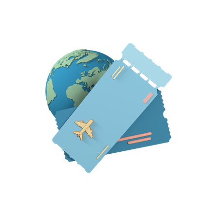 World Trip  3D Icon