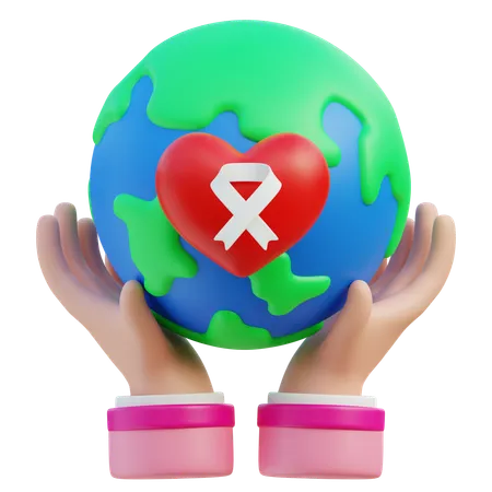 World Volunteer  3D Icon