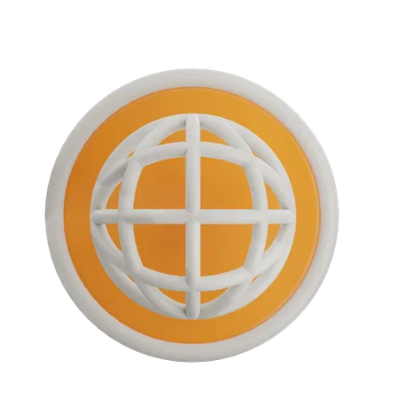 World Wide  3D Icon