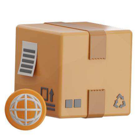 World Wide Box  3D Icon
