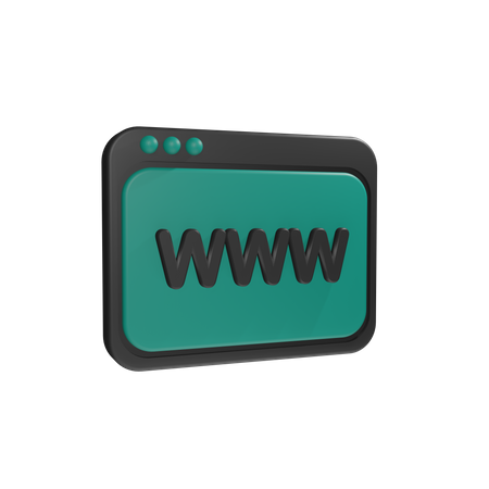 World Wide Web  3D Icon